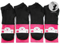 Set of 12 black ankle socks from dealonline.co.nz, size 7-11, comfortable casual socks for everyday wear
