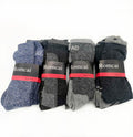 Pair of cushioned crew sports socks in size 7-10 from dealonlinenz, featuring breathable fabric and comfortable fit.