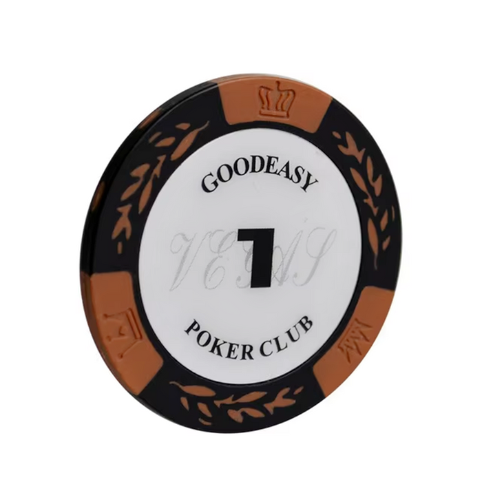 Set of 25 colorful 14g poker chips tokens for casino poker games, featuring the dealonline.co.nz branding.