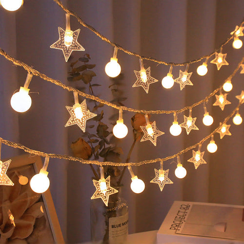 22M LED solar garden lights with 200 bulbs, waterproof Christmas decoration string lights, outdoor festive lighting from dealonline.co.nz