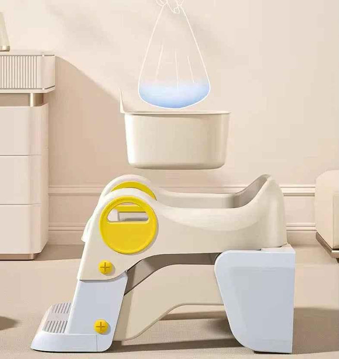 Baby Way NZ 3-in-1 potty training seat with ladder and detachable potty, designed for toddler toilet training and safety.