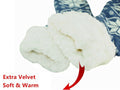 Three pairs of dealonlinenz fuzzy cozy thermal fleece-lined socks in various colors, perfect for warmth and comfort.