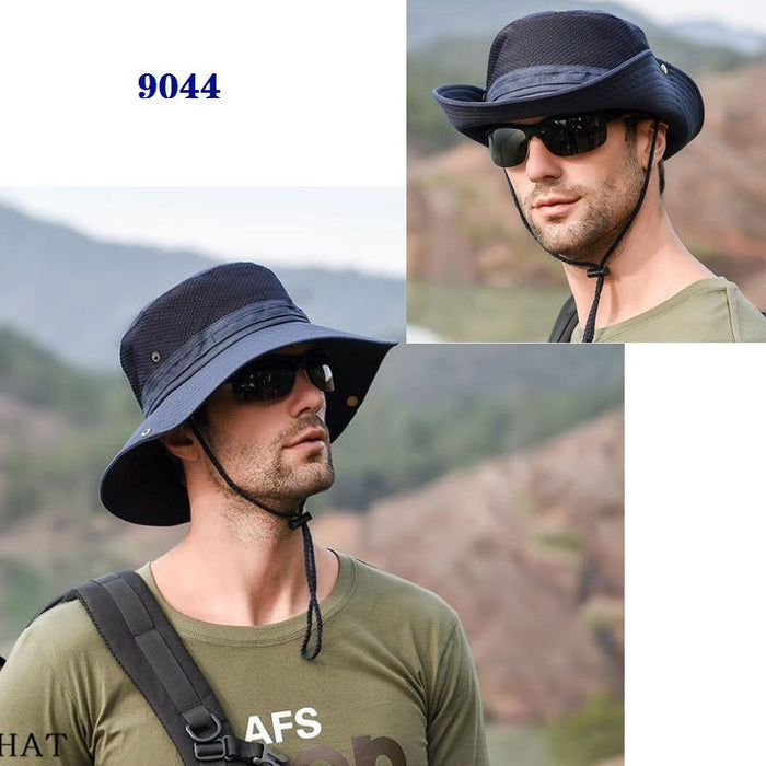 Dealonlinenz sun hat bucket in four colors with wide brim, outdoor fishing and hiking cap with UV protection.