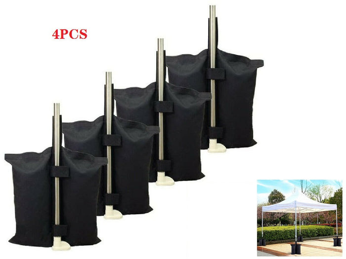 Set of four Gazebo foot leg sandbag weights from dealonline.co.nz, designed to anchor tents and marquees securely.