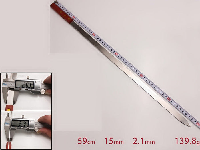Set of 5 plain wooden handle BBQ skewers, 59cm long, ideal for grilling kebabs, from dealonlinenz by dealonline.co.nz
