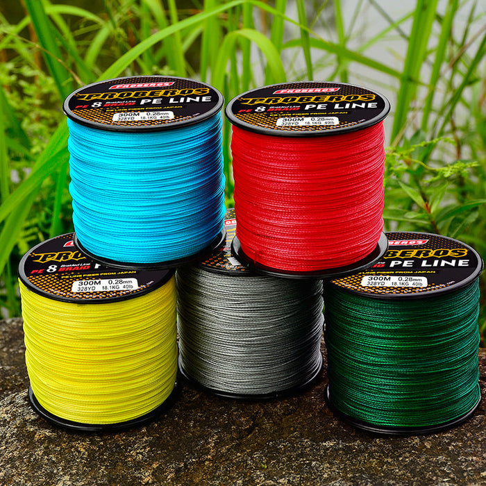 Braided fishing line by dealonline.co.nz, 500 meters, 80Lb test, durable PE braid wire for freshwater and saltwater fishing.