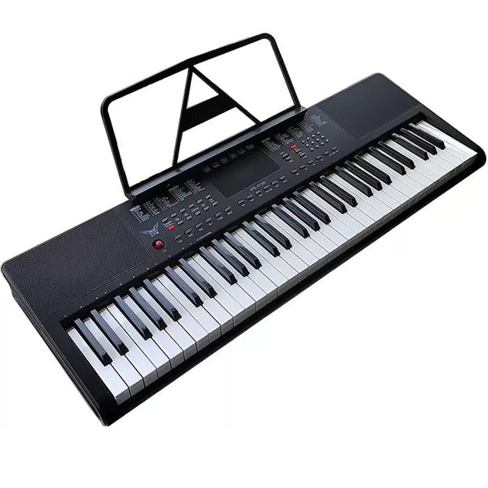 Portable 61-key multimedia electronic piano from dealonline.co.nz, featuring a sleek design and multiple sound options.
