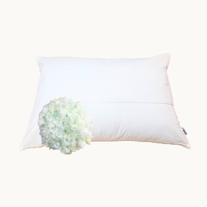 Soft Air Support Pillow by Do Not Disturb Sleep Company, showcasing its ergonomic design and plush, breathable fabric.