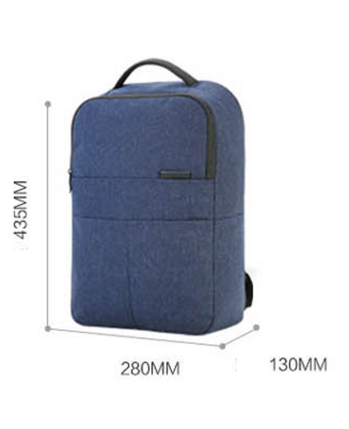 ECOTREK American Tourister GUAM Series backpack with multiple compartments, padded straps, and modern design for travel and daily use.