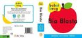 Irish baby board book cover featuring a large red apple and a yellow banana on a white background.
