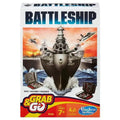 White game box with a large warship and fighter jets above two small, portable red and black travel game cases.