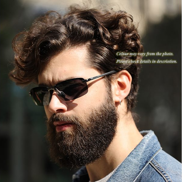 Black HD polarized sunglasses with anti-reflective and hydrophobic lenses, by dealonlinenz.
