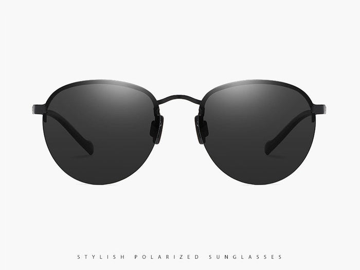 Dealonlinenz black polarized sunglasses with anti-blue ray hydrophobic lenses, stylish frame, and UV protection
