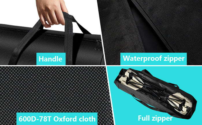 ECOTREK camping storage bag in small size, durable fabric with multiple compartments for organized outdoor gear storage