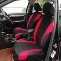 Dealonlinenz 5-seater car seat cover set with front, rear cushions, and mats in durable polyester fabric.