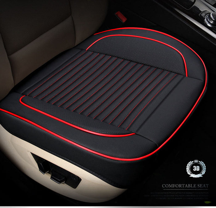 Faux leather car seat cover set for 5-seater vehicles, includes front and rear cushions, premium quality dealonline.co.nz