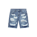 Casual Washed Denim Loose Fit Jorts