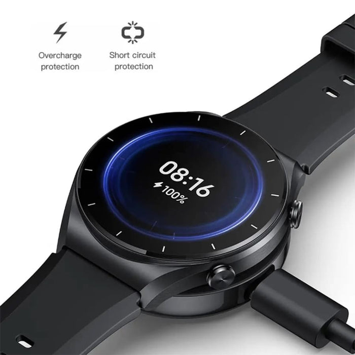 Xiaomi Watch S1 charger, a compact charging dock designed for Xiaomi smartwatch model, featuring a sleek design.