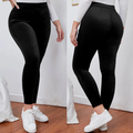 Dealonline.nz women's winter thermal fleece-lined leggings, size 16+, thick and warm for cold weather comfort.