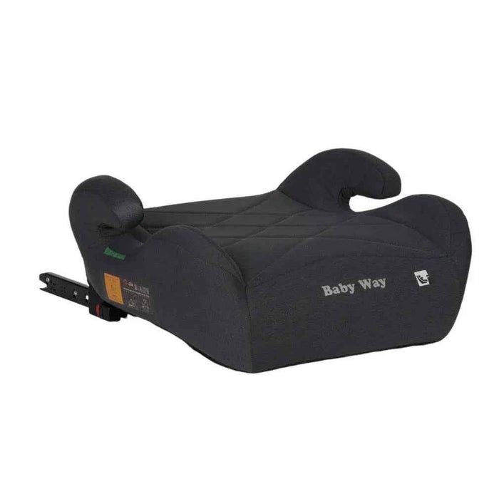 Baby Way NZ ClickSecure i-Size R129 half booster seat with ISOFIX and cup holder for safe toddler car travel.