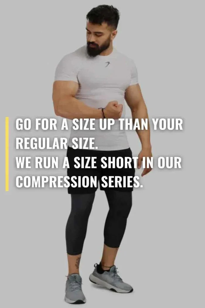 Fuaark Nz Compression 2.0 White T-Shirt for men, premium performance and comfort, snug fit, lightweight fabric, ideal for active wear.