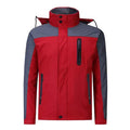 Unisex hooded winter mountain jacket for couples' climbing and skiing, durable outdoor coat by Mead's Supply & Equipment Outfitters.