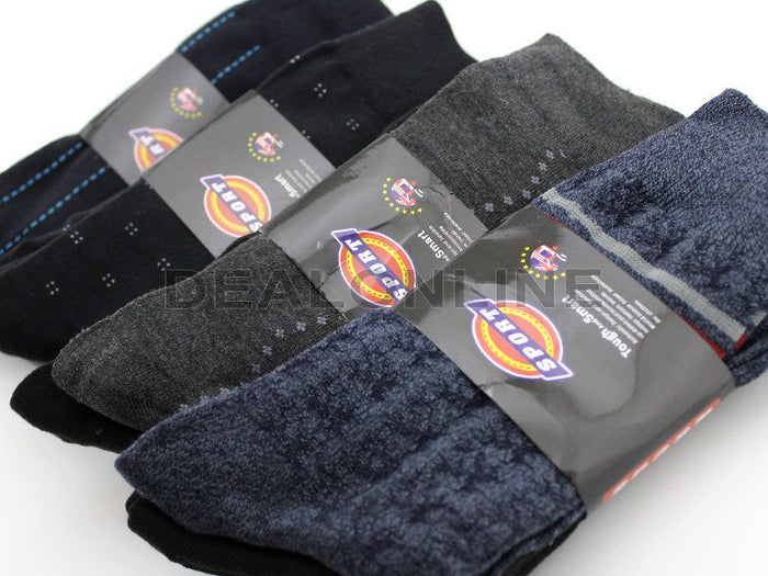 Set of 60 dealonlinenz crew socks featuring patterned and business sock designs, perfect for wholesale purchase.