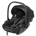 Baby Way NZ Crown i-Size reclining capsule car seat in black with 6-level adjustable headrest for baby and toddler safety.