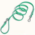 Adjustable waterproof green dog lead by Walkieez, featuring a durable design suitable for training and walking pets.