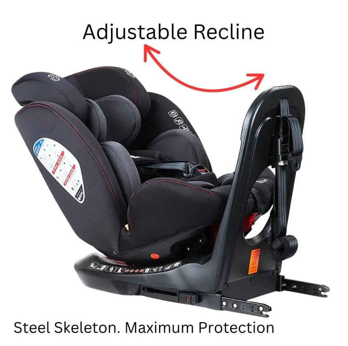 Baby Way NZ Defender i-Size 360 rotating convertible car seat in beige with ISOFIX and top tether for babies and toddlers.