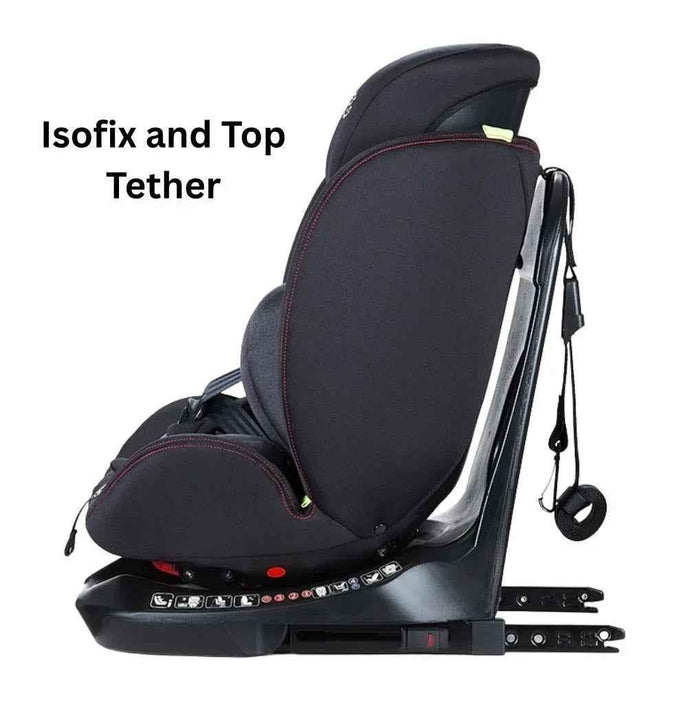 Baby Way NZ Defender i-Size 360 rotating convertible car seat in beige with ISOFIX and top tether for infants and toddlers.