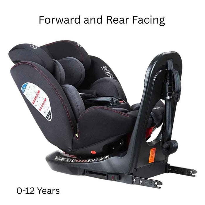 Baby Way NZ Defender i-Size 360 rotating convertible car seat in beige with ISOFIX and top tether for infants and toddlers.
