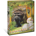 Green box with T-Rex illustration, containing a locked dinosaur journal, matching pen, and activity booklet.