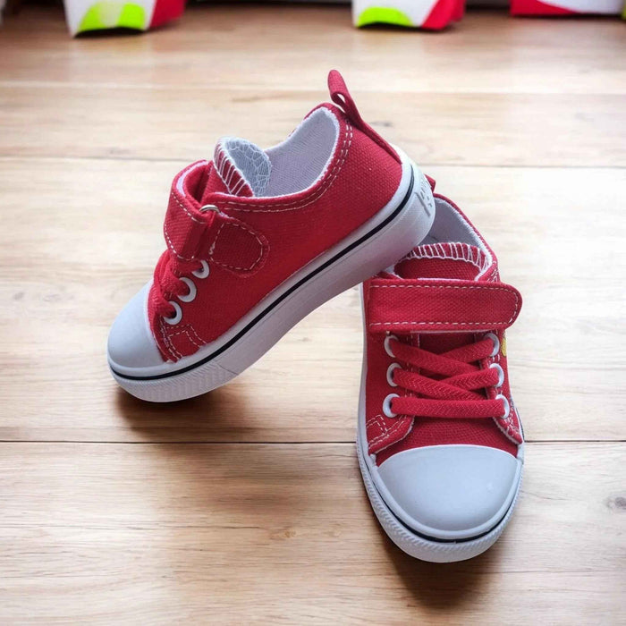Colorful DinoTeam canvas sneakers by Happy Feet NZ featuring a playful dinosaur design and comfortable fit.