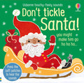 Green book cover showing a brown-skinned Santa in a yellow sleigh with a fuzzy beard and a small mouse.