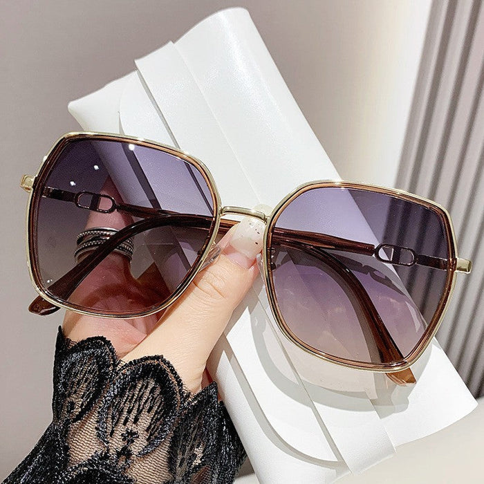 ECOTREK oversized fashion sunglasses for women with polarized UV protection and stylish design