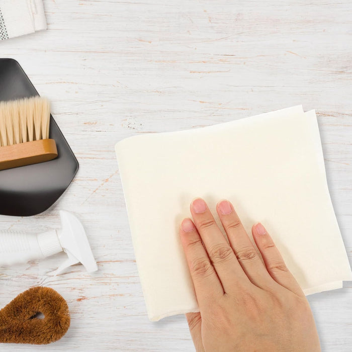 Nest & Stem Homewares Frankly Cotton Bamboo reusable cleaning wipes, wash cloths with soft, eco-friendly fabric, ideal for eco-conscious cleaning.