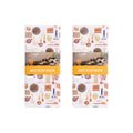 Nest & Stem Homewares Frankly Cotton Kitchen Dish Cloth with fruit microfiber pattern for drying and cleaning.