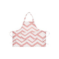 Patterned cotton apron by Nest & Stem Homewares with colorful Frankly design, perfect for cooking and baking.