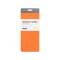 Nest & Stem Homewares Frankly Cotton Quick Dry Sports Towel in bright orange, showing its soft, lightweight, and absorbent fabric.