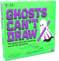 Neon green game box with purple text and a white cartoon ghost drawing squiggles with a large purple pencil.