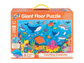 Orange Galt puzzle box featuring a colorful illustration of sea creatures like a whale, sharks, and an octopus.