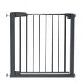 Grey Baby Way NZ safety gate for baby and pet barrier, fits 75-84 cm doors, secure gate with easy installation.