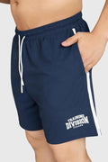 Navy Grit Shorts by Fuaark Nz, casual men's shorts with a relaxed fit and durable fabric, displayed on a plain background.