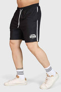 Fuaark Nz Grit Training Shorts for men, black athletic shorts designed to elevate your workout performance.
