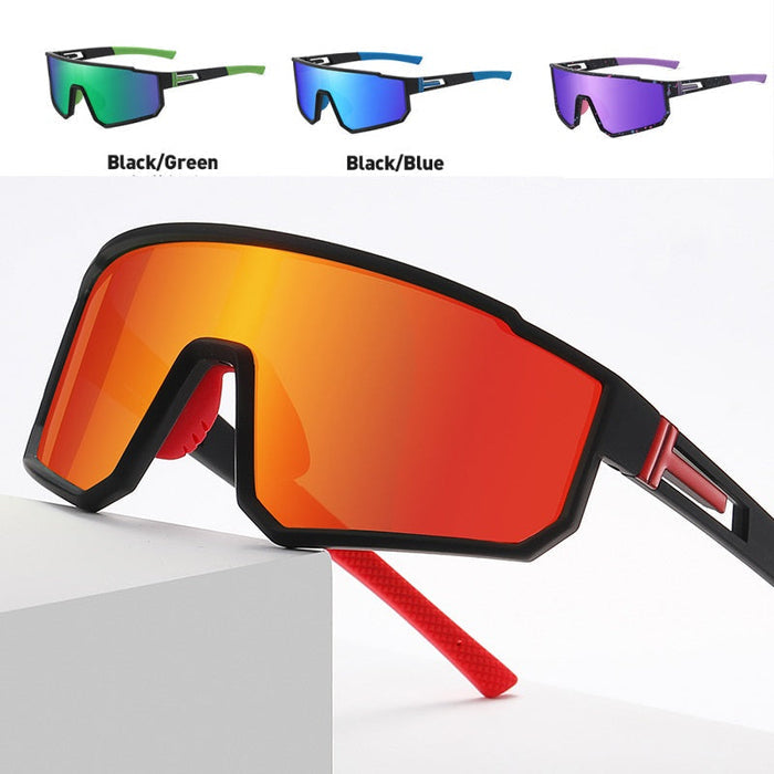 Dealonline.co.nz sports sunglasses with HD polarized lenses, anti-blue ray, hydrophobic coating available in four colors.
