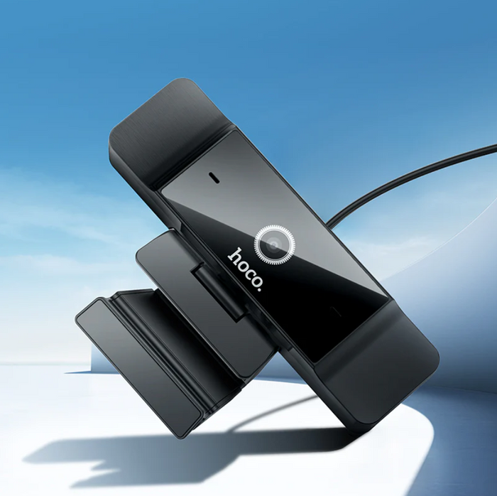 Techplus Hoco HD computer camera with 1080P resolution and 30FPS webcam, shown in a close-up view.