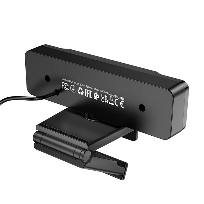 Techplus Hoco HD Computer Camera 1080P webcam showing lens and built-in microphone for high-quality video calls and streaming.
