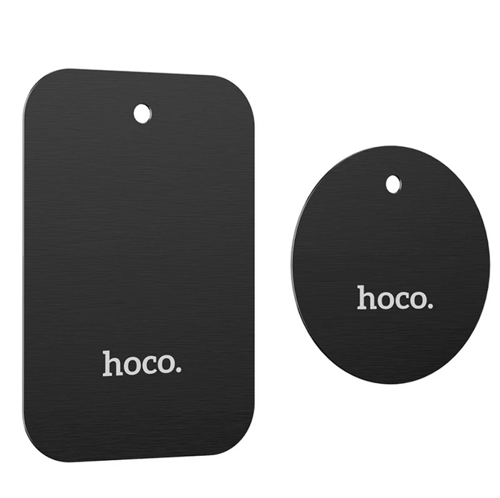 Techplus Hoco Metallic Plate for Magnetic Car Mounts, sleek metal plate designed for secure attachment in vehicles.