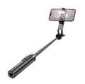 Techplus Hoco Premium 2-in-1 selfie stick with 1.37m quadpod, featuring extendable arm and versatile tripod for photos and videos.